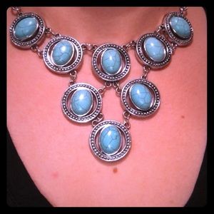 Silver & Turquoise Necklace